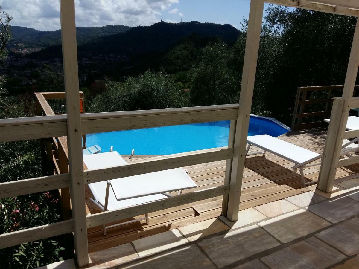 Valuable Rustic Tuscan Swimming Pool, Breathtaking View Of Camaiore Eksteriør bilde