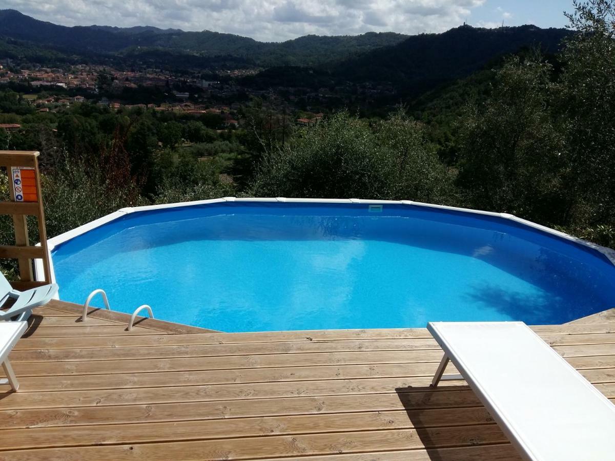 Valuable Rustic Tuscan Swimming Pool, Breathtaking View Of Camaiore Eksteriør bilde