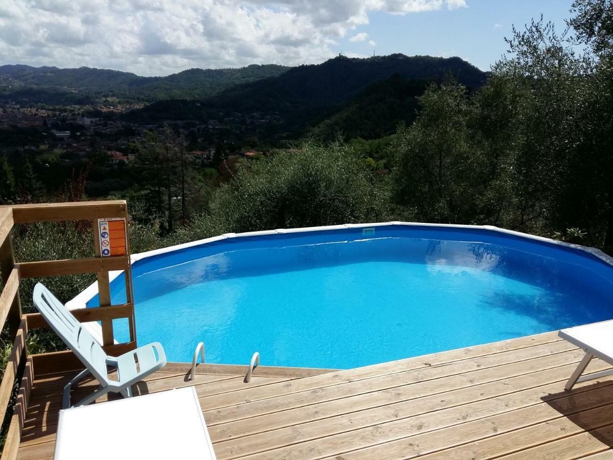 Valuable Rustic Tuscan Swimming Pool, Breathtaking View Of Camaiore Eksteriør bilde